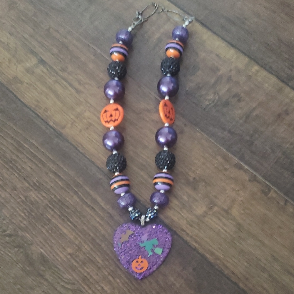 Halloween Chunky Bead Necklace
